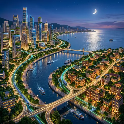 Indian Futuristic Smart City by Water: Technology & Nature