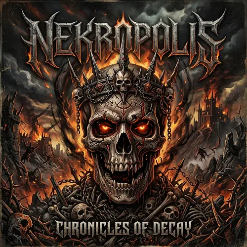 Metal Music Album Cover: Skull Artwork