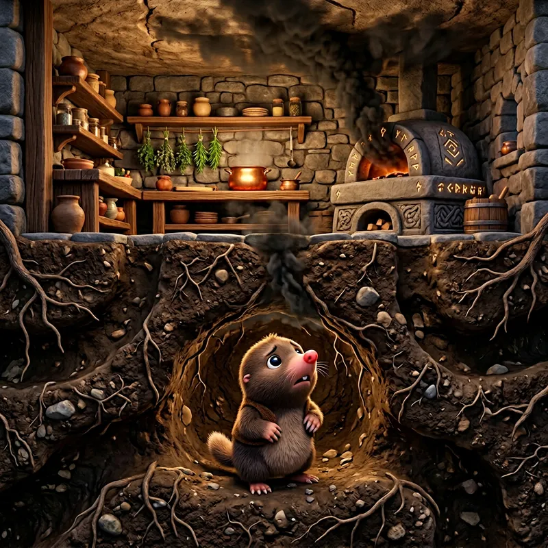 3D Cartoon Mole's Underground Kitchen Adventure 3D Cartoon Mole's Underground Kitchen Adventure