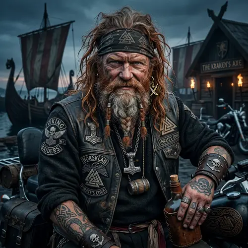 Unique PS5 Profile Picture: Pirate, Biker & Viking