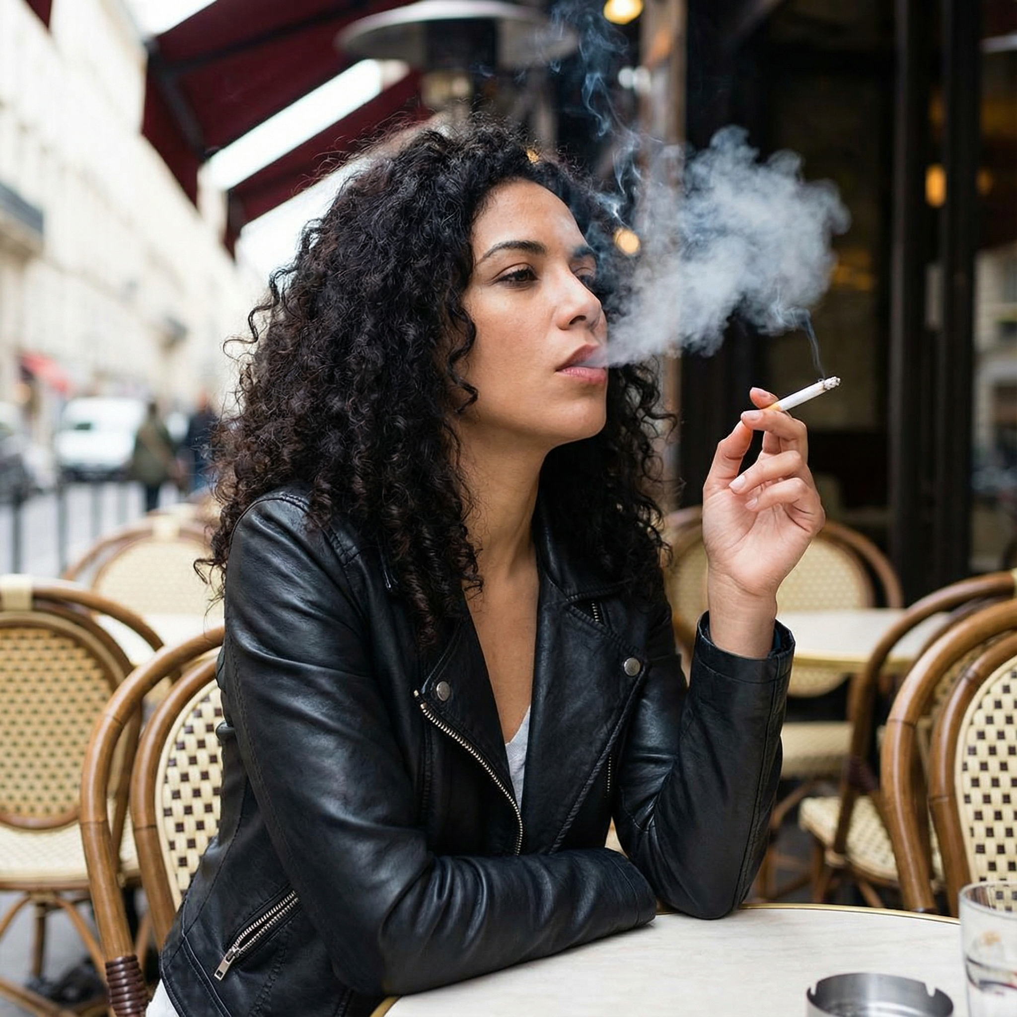 Make Her Smoke Cigarette - Captivating Imagery | AI Art Generator
