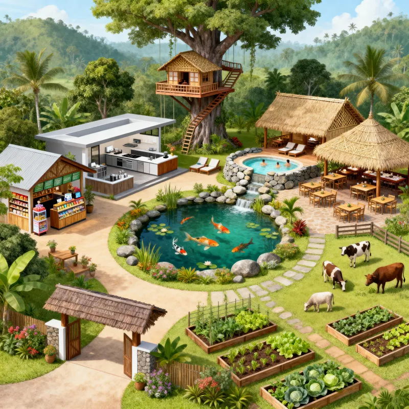 Nature-Focused Floor Plan with Unique Features