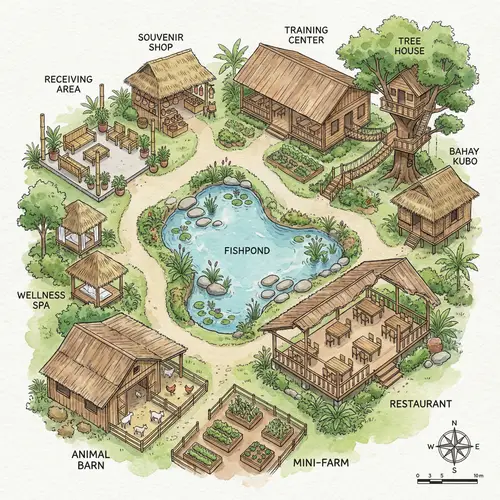 Nature-Focused Floor Plan with Unique Features