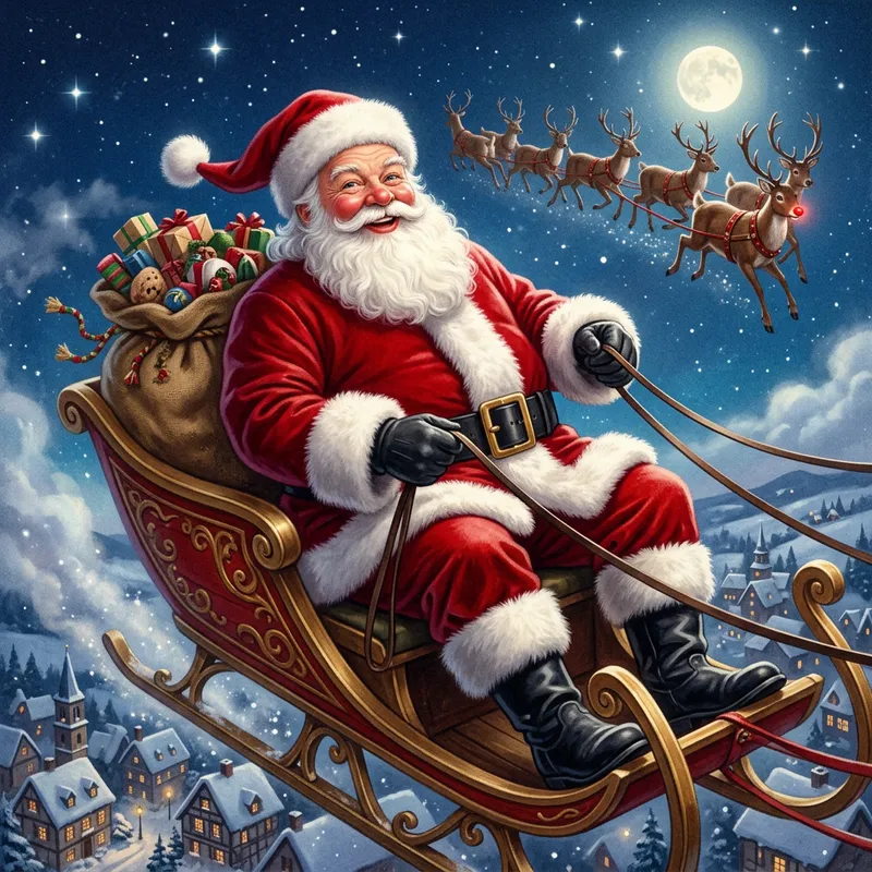Santa Claus: The Jolly Holiday Figure Spreading Joy