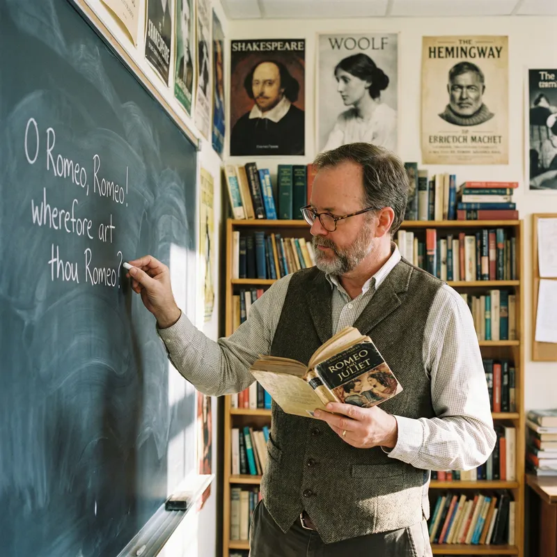 Experienced Literature Teacher Creates Inspirational Lessons Experienced Literature Teacher Creates Inspirational Lessons