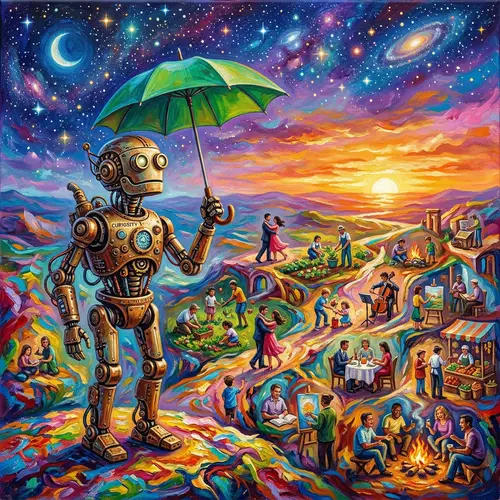 Most Creative Art: Vibrant Abstract Landscapes