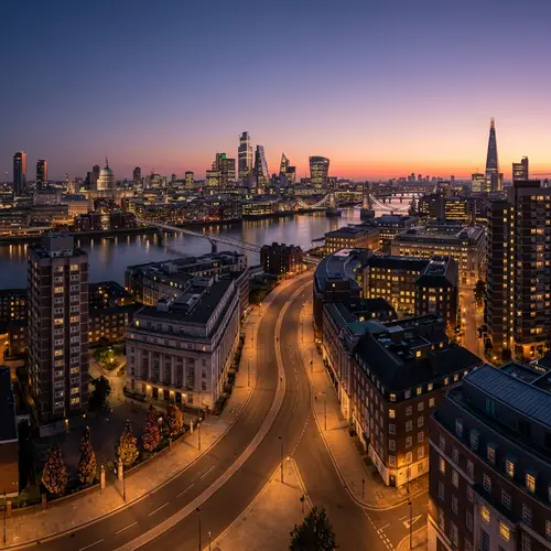 Quiet and Still City: Twilight Serenity