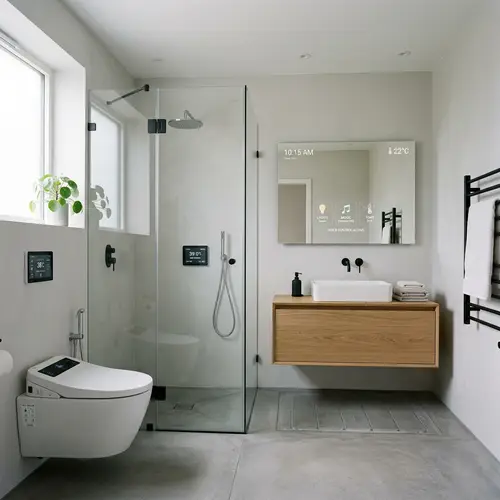 Modern Minimalist Smart Bathroom Design Ideas