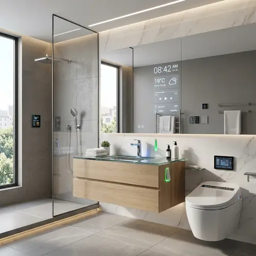 Smart Bathroom with IoT Connectivity Features