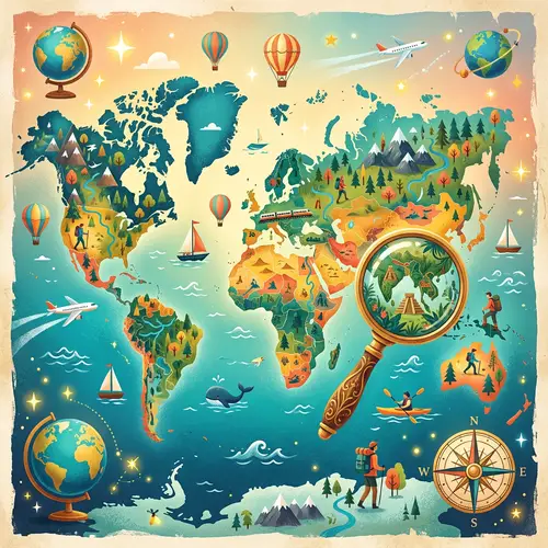 Explore the World: Vibrant Travel Cover Image