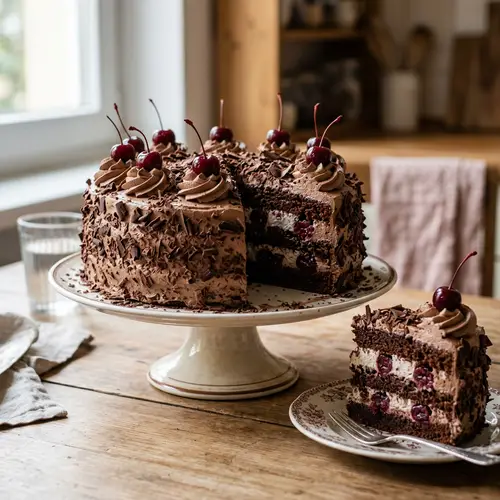 Delicious Black Forest Cake Slice Just for You