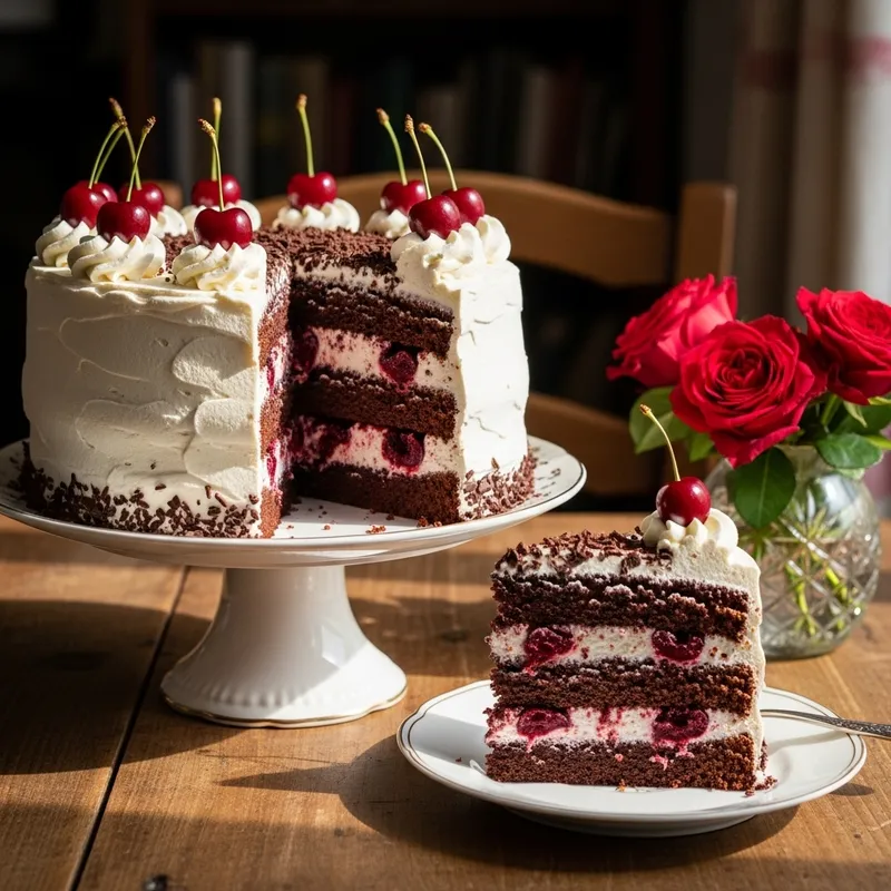 Delicious Black Forest Cake Slice Just for You