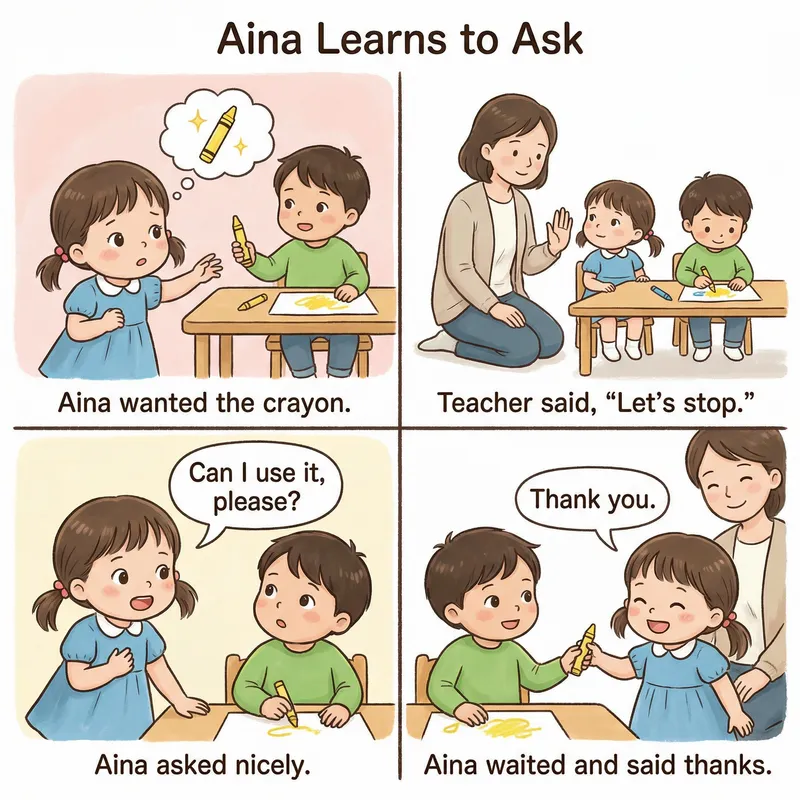 Aina's Crayon Adventure: A Lesson in Patience Aina's Crayon Adventure: A Lesson in Patience