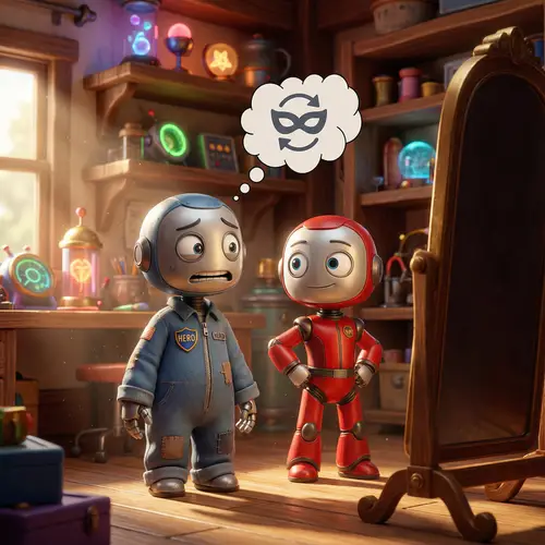 Pixar-Style 3D Animation: Identity Suplantation Art