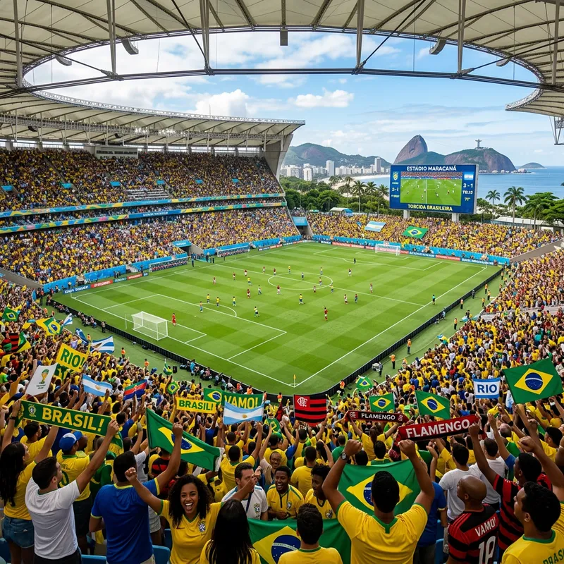Iconic Brazil Football Stadium Iconic Brazil Football Stadium