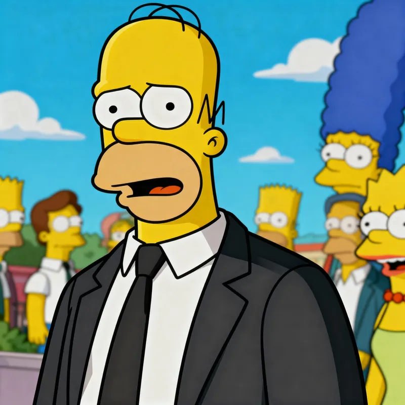 Simpson Style Portrait Conversion Service