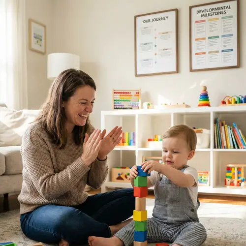 Empathic Mom Celebrating Child's Milestones | Joyful Bond
