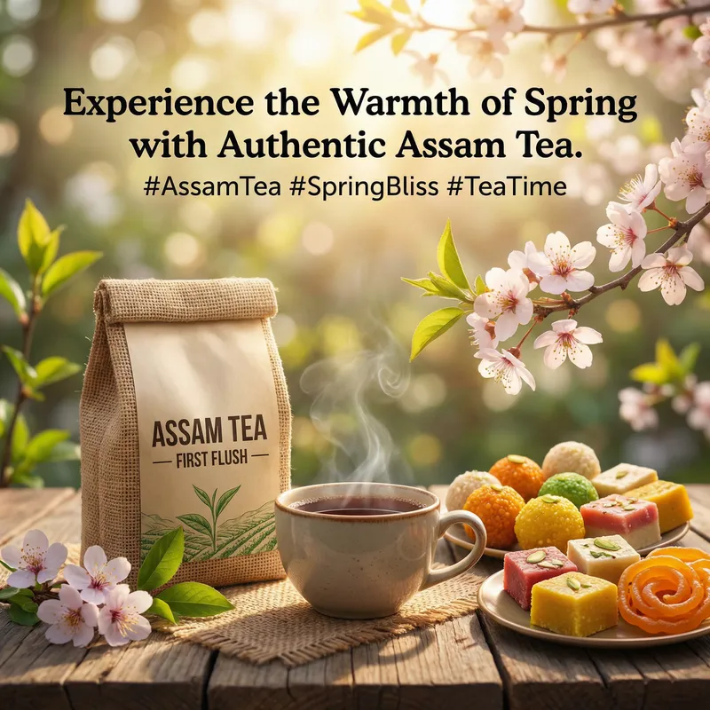 Spring Tea Delight | Assam Tea, Sweets & Realism Spring Tea Delight | Assam Tea, Sweets & Realism