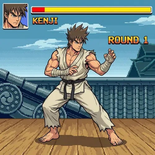 Create Your Own 2D Fighting Game Character