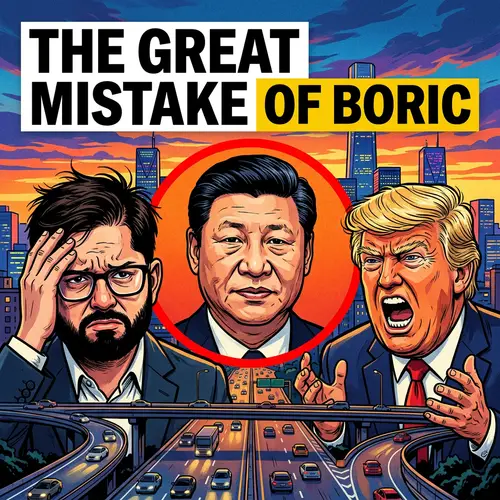The Great Boric Mistake: Political Cartoon Analysis