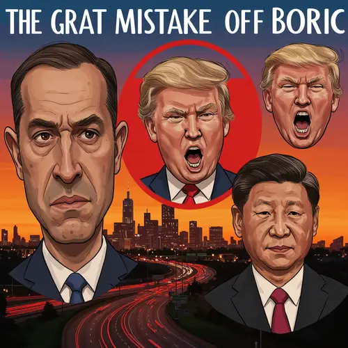 The Great Boric Mistake: Political Cartoon Analysis