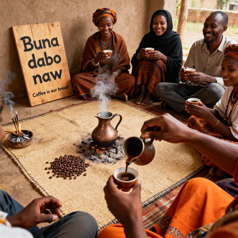 Experience the Ethiopian Coffee Ceremony