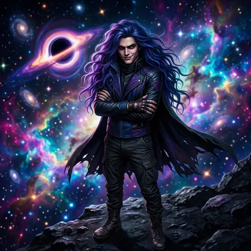 Odyssey Kayn League of Legends - Villain Anti-Hero with Galactic Hair