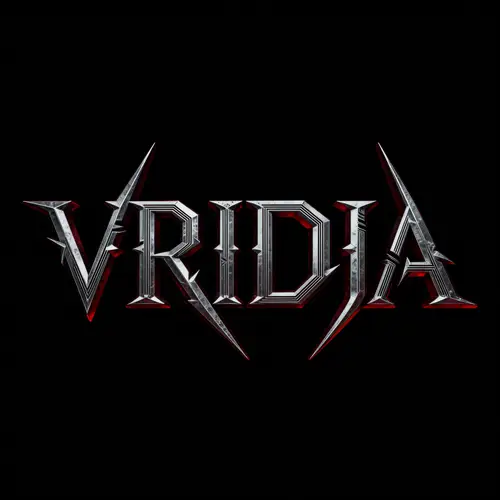 VRIDJA: Technical Death Metal Band Logo