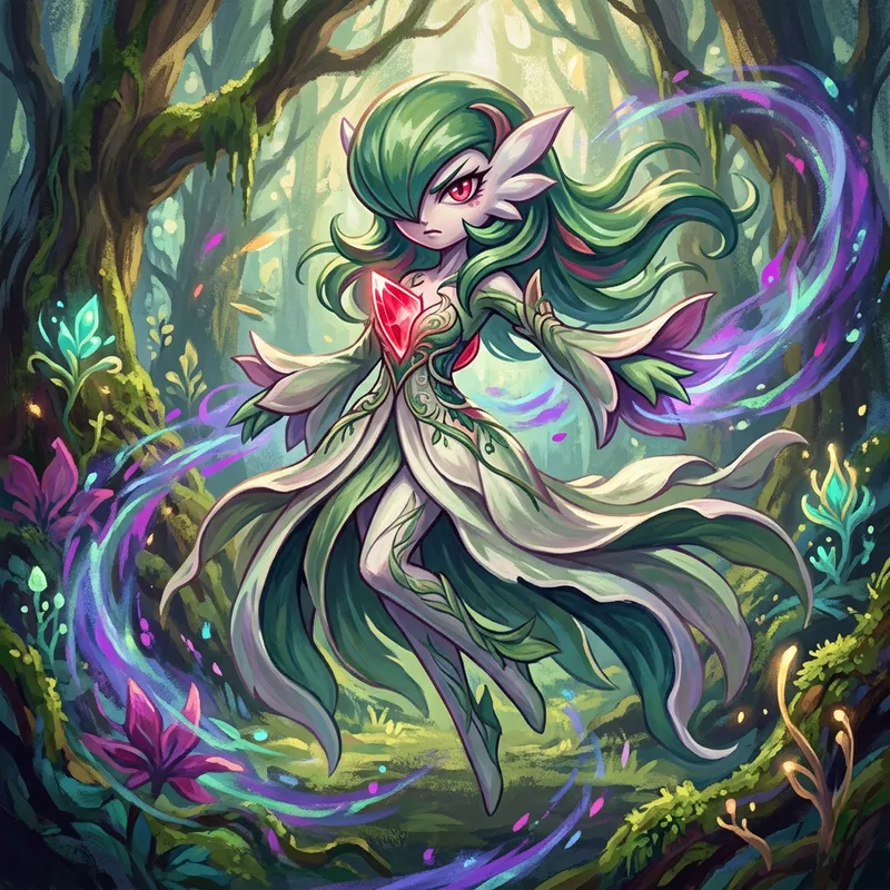 Mythical Gardevoir: A Unique Humanoid Transformation