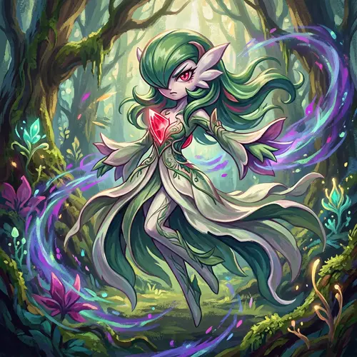 Mythical Gardevoir: A Unique Humanoid Transformation