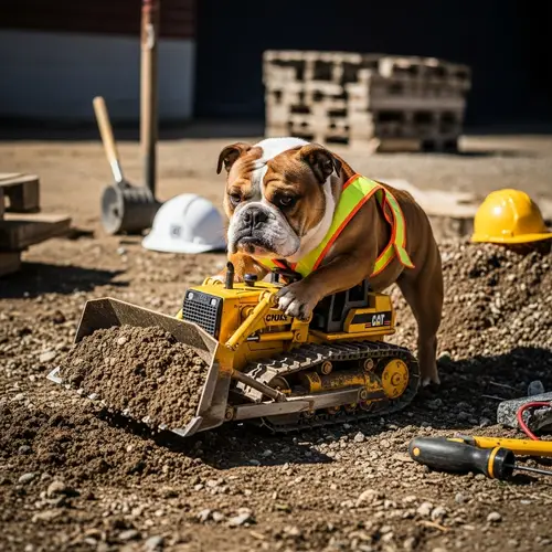 Bulldog Construction Worker: A Pawsitive Approach