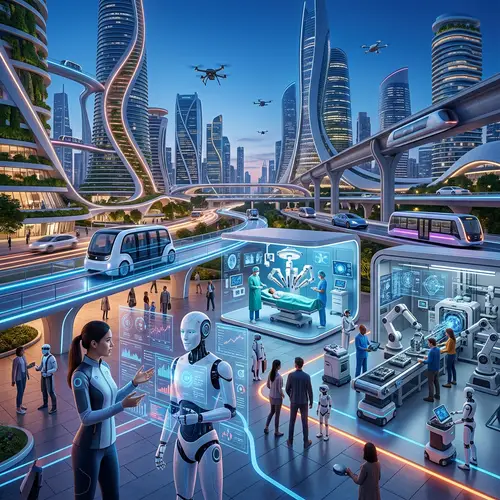 Future of Artificial Intelligence: Advanced Robots in Harmony