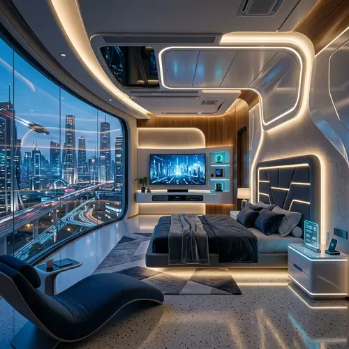 Beautiful Futuristic Bedroom Design Ideas