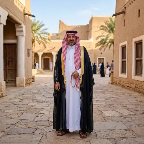 Elegant Saudi Men's Dress Styles