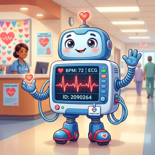 Heart Monitoring Mascot Design Ideas