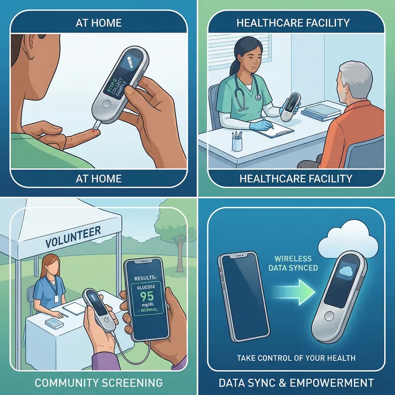 Portable Blood Testing Device for Personal Health