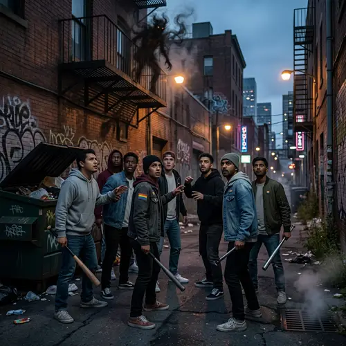 Urban Chaos: Gang Confrontation with Demonic Entity