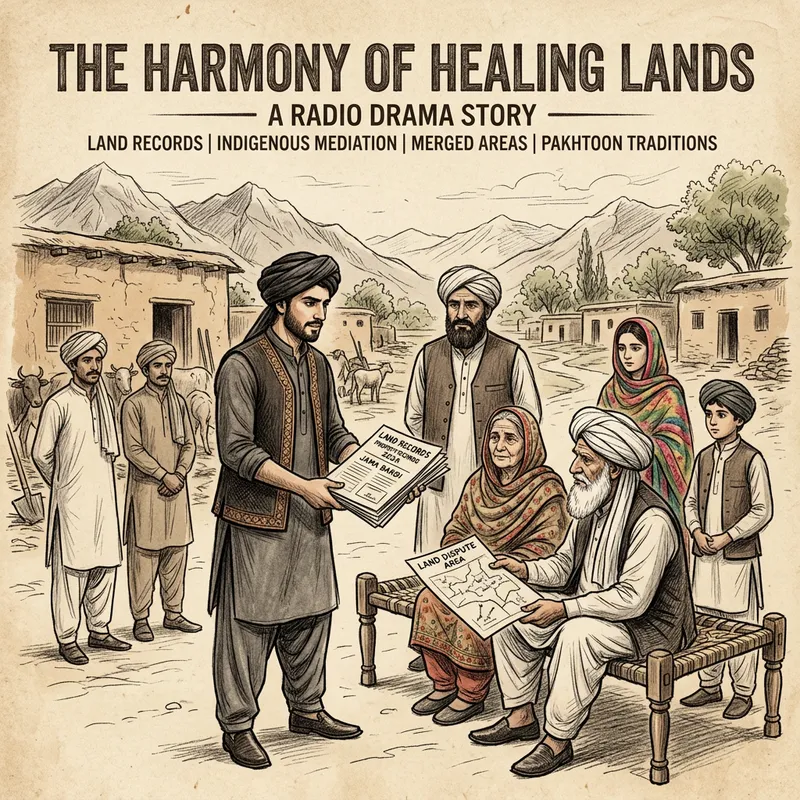 AI Sketch: Radio Drama on Resolving Land Disputes in Merged Areas