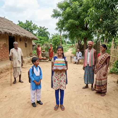 Empowering South Asian Tribal Girl with Education in Village Setting