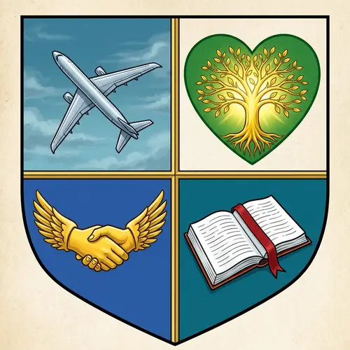 Coat of Arms: Symbol of Ambition, Kindness, and Global Connectivity
