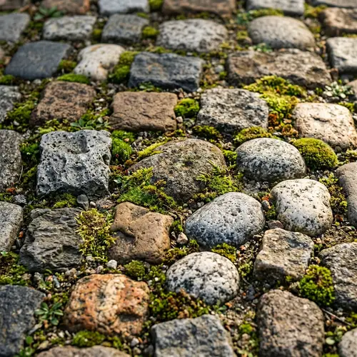 Rocks & Cobblestones Texture Wallpaper Art