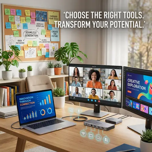 Inspiring Workspace with Advanced Connectivity Tools