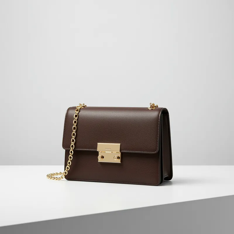 Rectangle Shoulder Bag Pattern with Flap Top