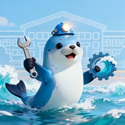 Tech School Mascot by the Sea