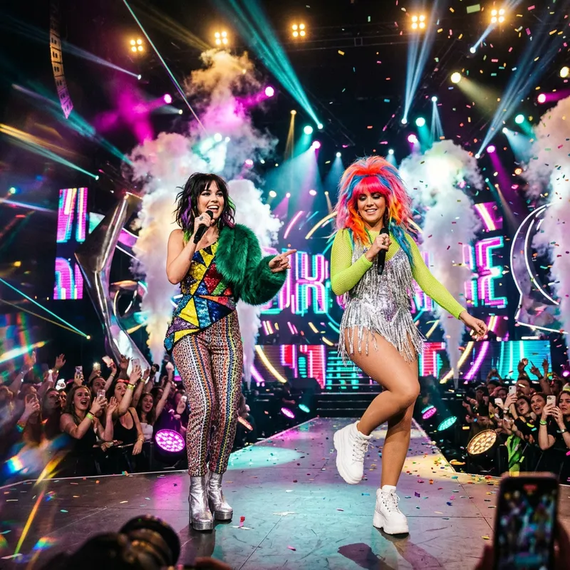 Katy Perry and Nicki Minaj High-Energy Music Video