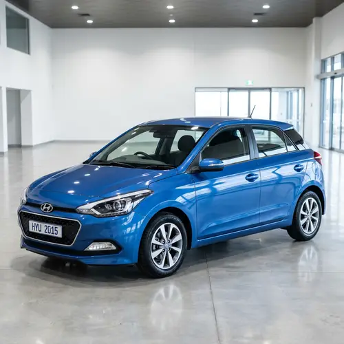 2015 Hyundai i20 in Pristine Blue Finish - Showroom Condition