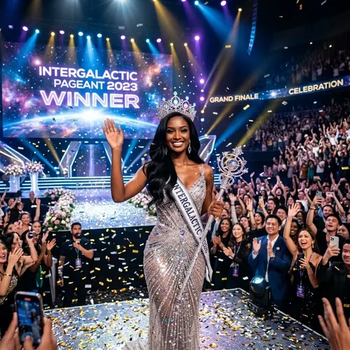 Intergalactic Pageant 2023 Winner | Diamond Sparkling Gown