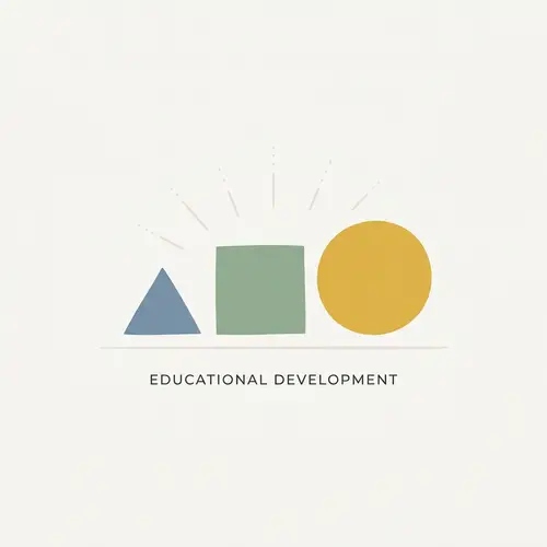 Minimalist Educational Development Imagery - Shapes & Progression