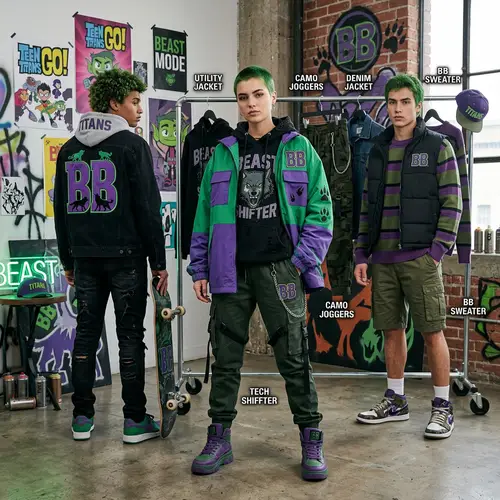 Beast Boy Inspired Streetwear Outfits