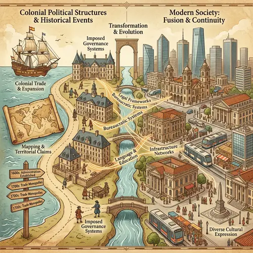 Influence of Colonial Political Structures on Modern Societies